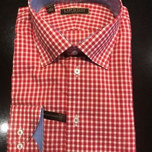 Jack Lipson flea dress shirt 16 1/5 Lg Contemporary fit